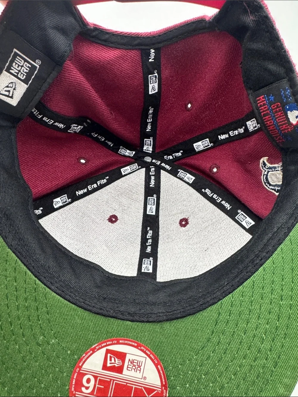 New Era 59 FiftyBoston Red Sox Faux Leather MLB Baseball Hat Snap Back